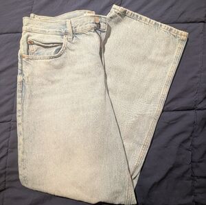 Garage Denim‎ Distressed Low Rise Baggy Jeans 7/28 32Wx42L